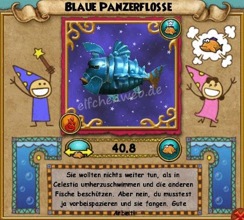 blaue panzerflosse