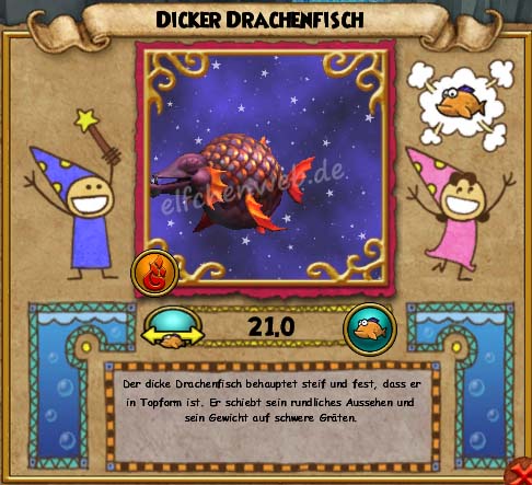 dicker Drachenfisch