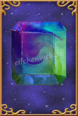 glänzender Block-Opal