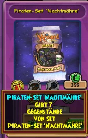 piraten-set 'nachtmaehre'